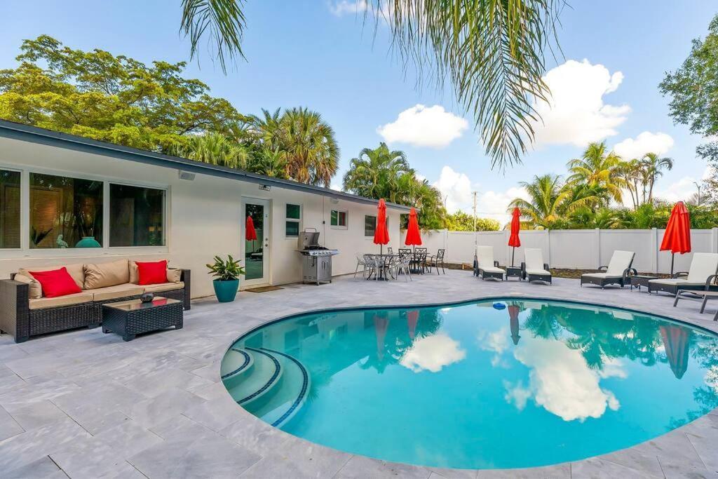 Private Oasis With Pool Near Beaches, Dining & Las Olas Fort Lauderdale Esterno foto